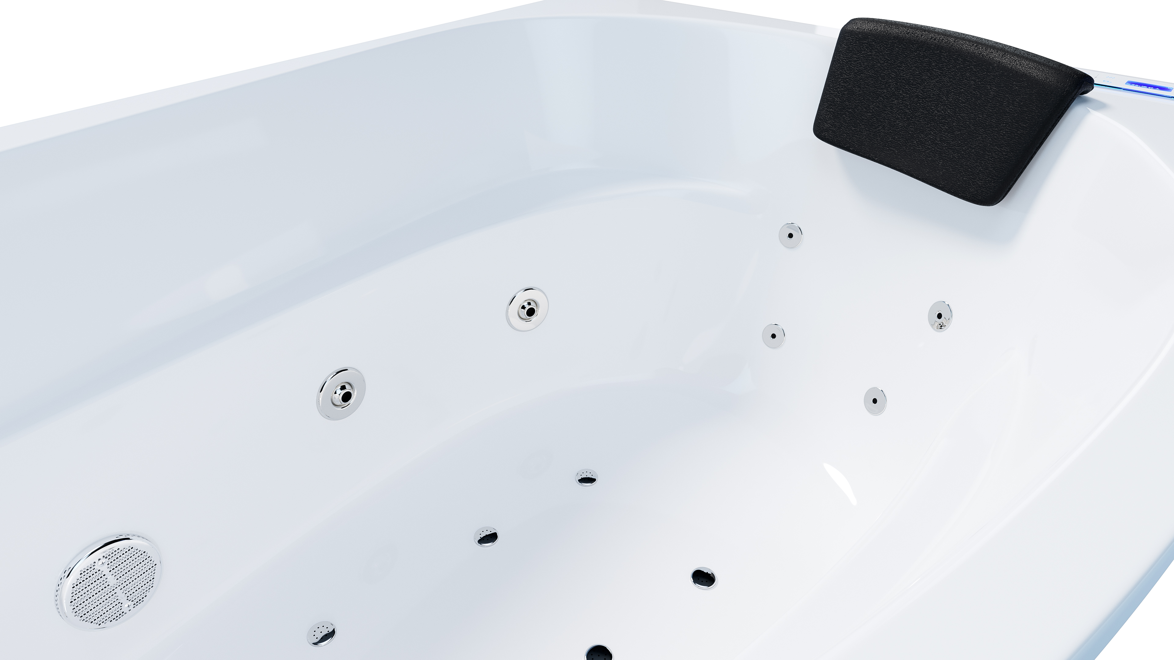 Langeck Whirlpool Stardust 150x95 rechts Made in Germany 22 Düsen ohne Armatur