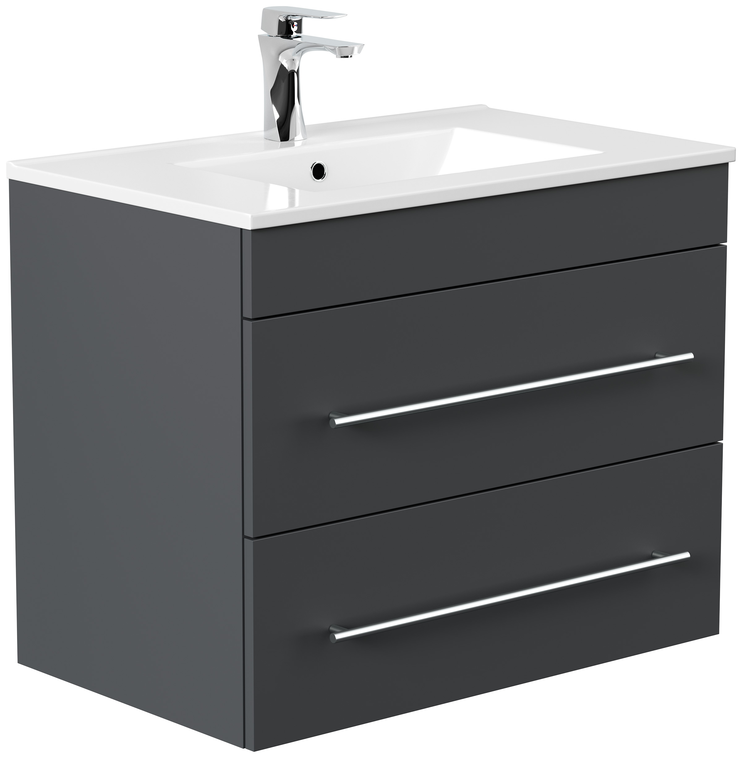 Badmöbel Casa Infinity 750 SoftClose weiss hochglanz