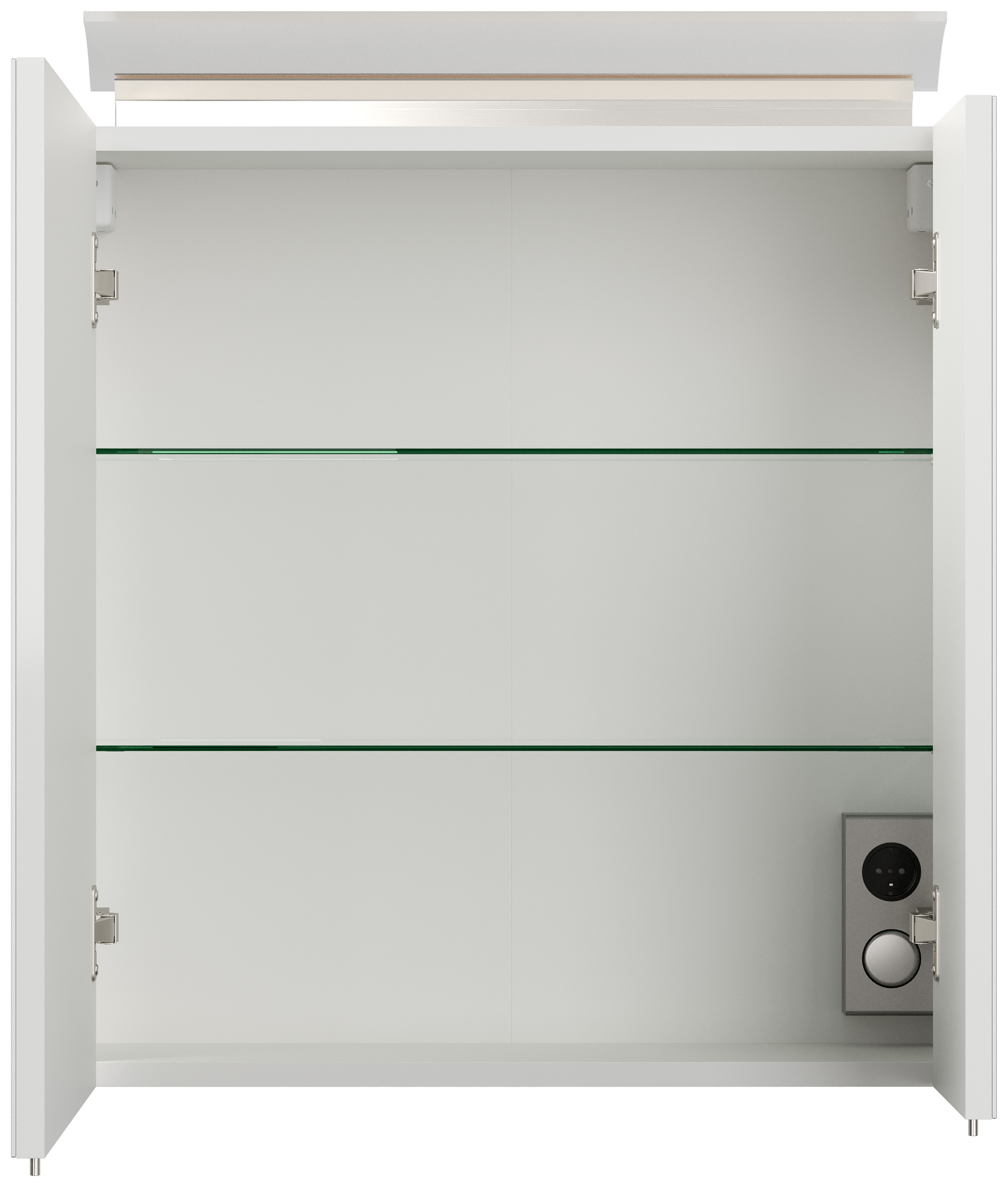 Badmöbelset Taifun 150cm 5tlg mit 2x Spiegelschrank & 2x Seitenschrank eiche