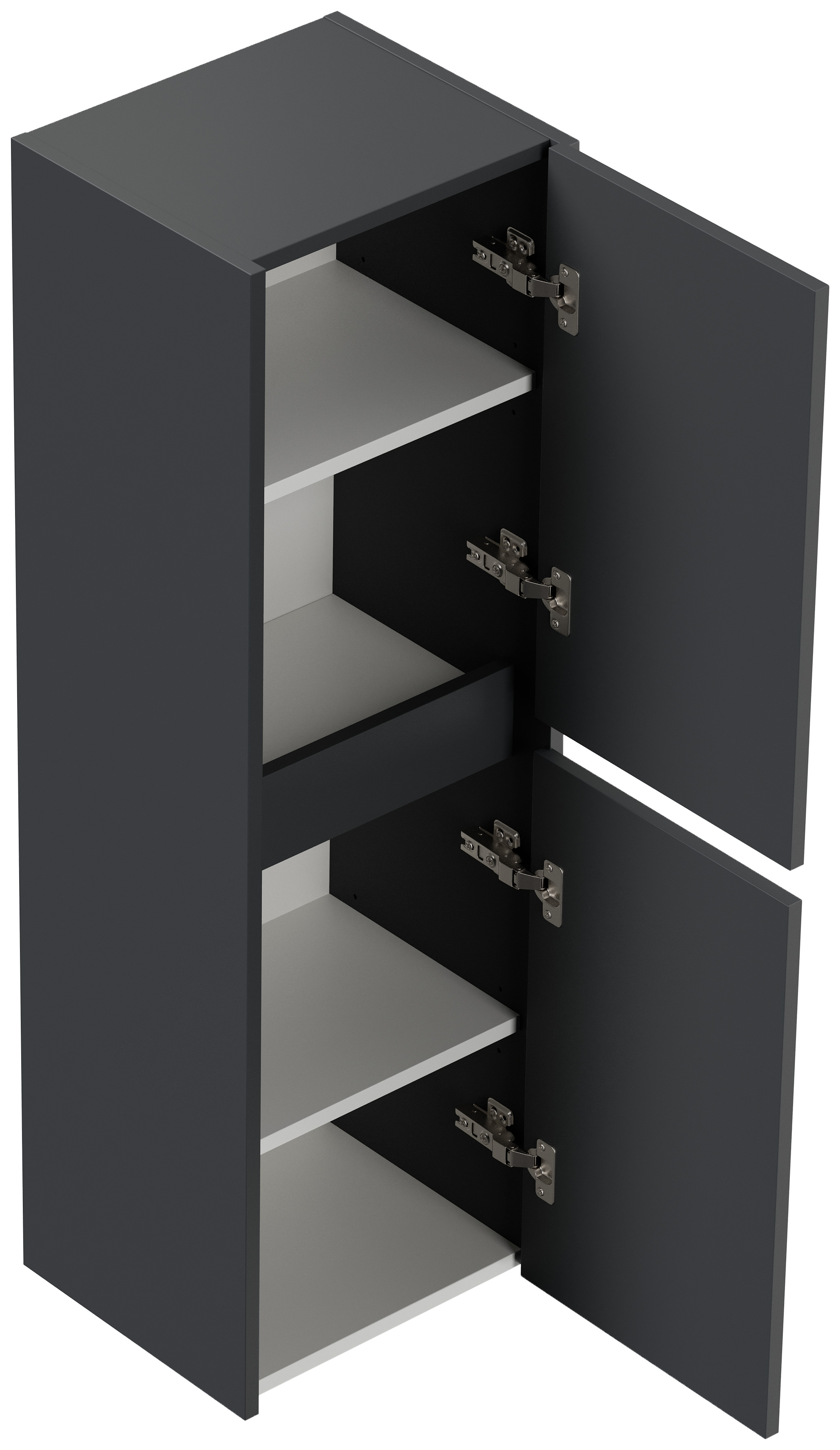Badmöbelset Taifun 150cm 5tlg mit 2x Spiegelschrank & 2x Seitenschrank eiche