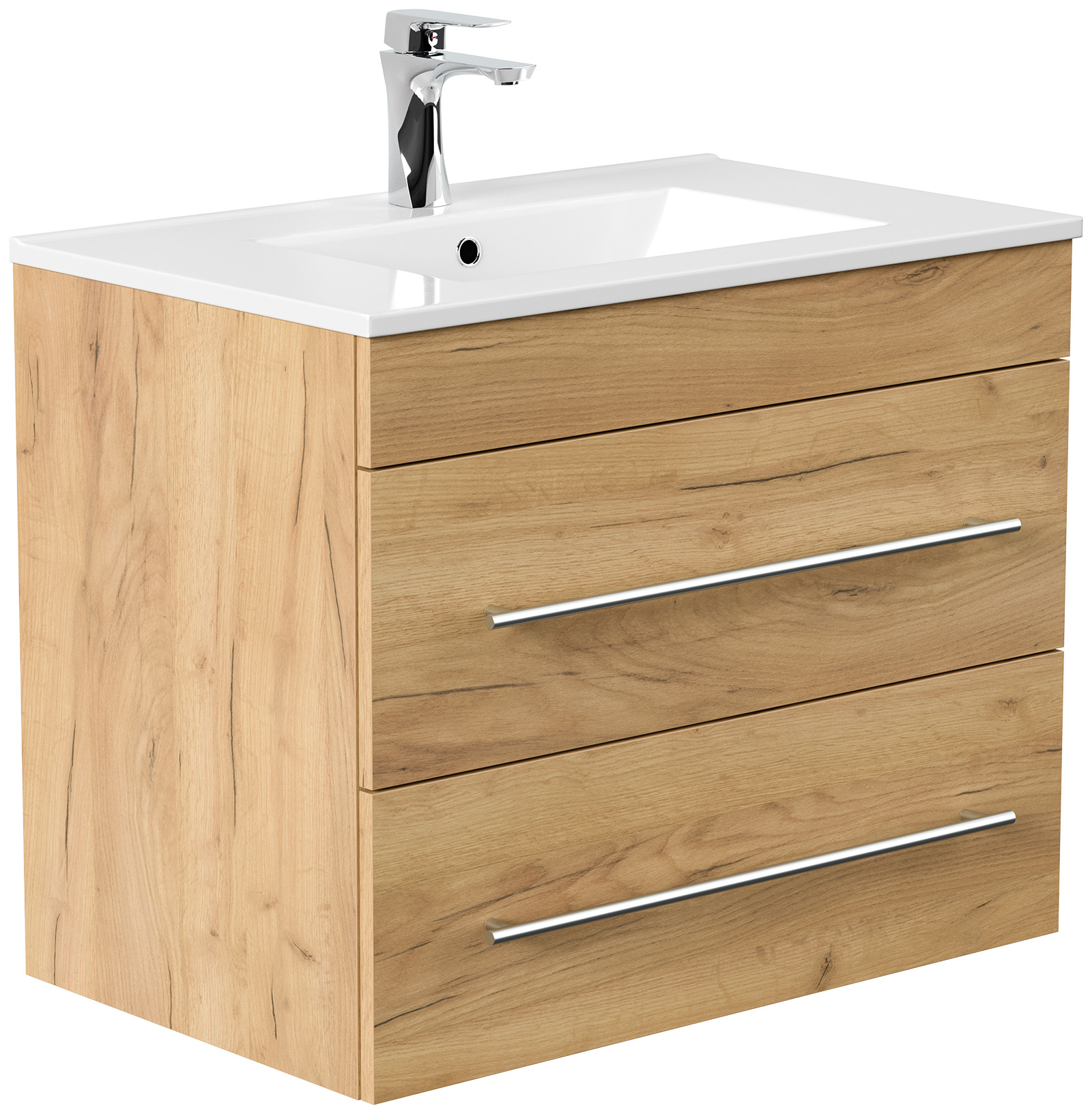 Badmöbel Casa Infinity 750 SoftClose weiss hochglanz