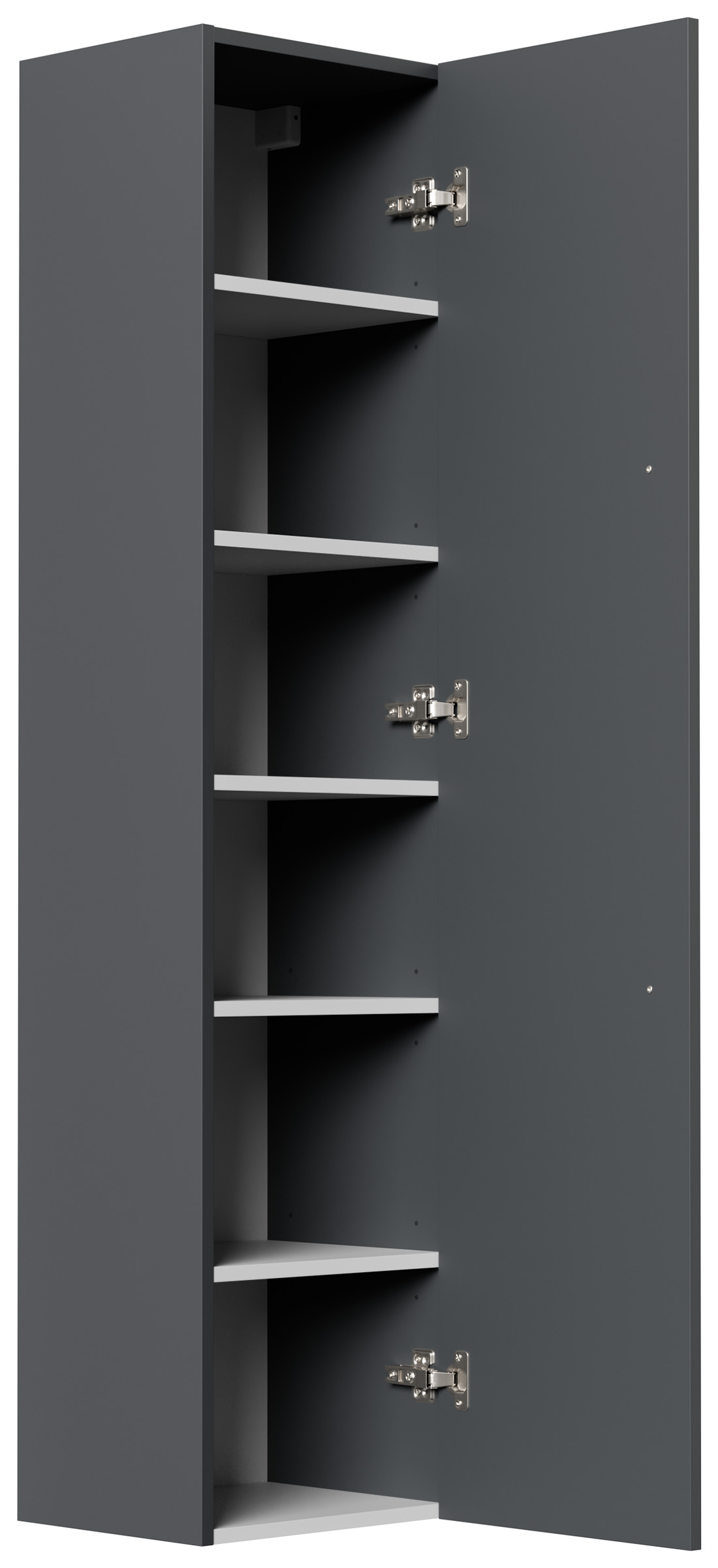 Badmöbelset Helios 5-teilig Spiegelschrank Hoch- Seiten- Midischrank eiche gold