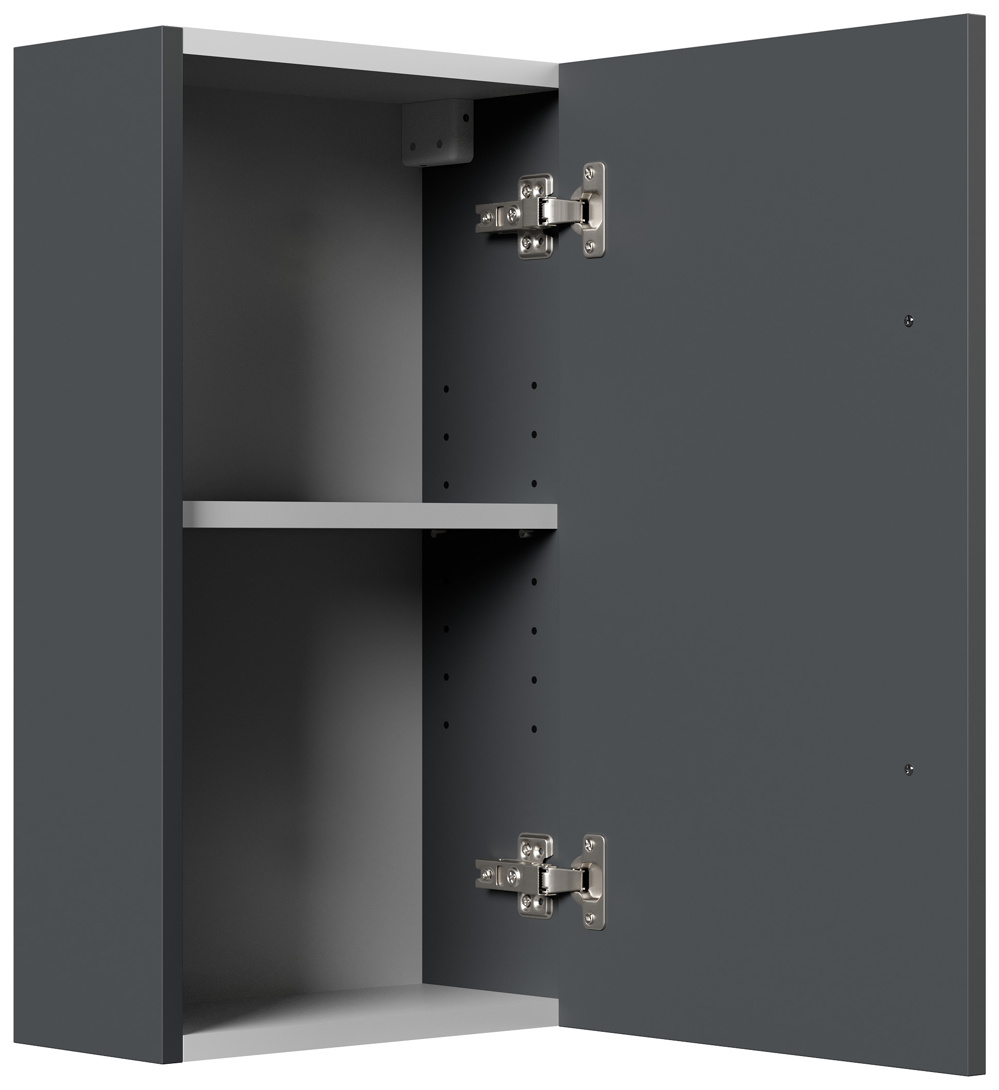 Badmöbelset Helios 5-teilig Spiegelschrank Hoch- Seiten- Midischrank eiche gold