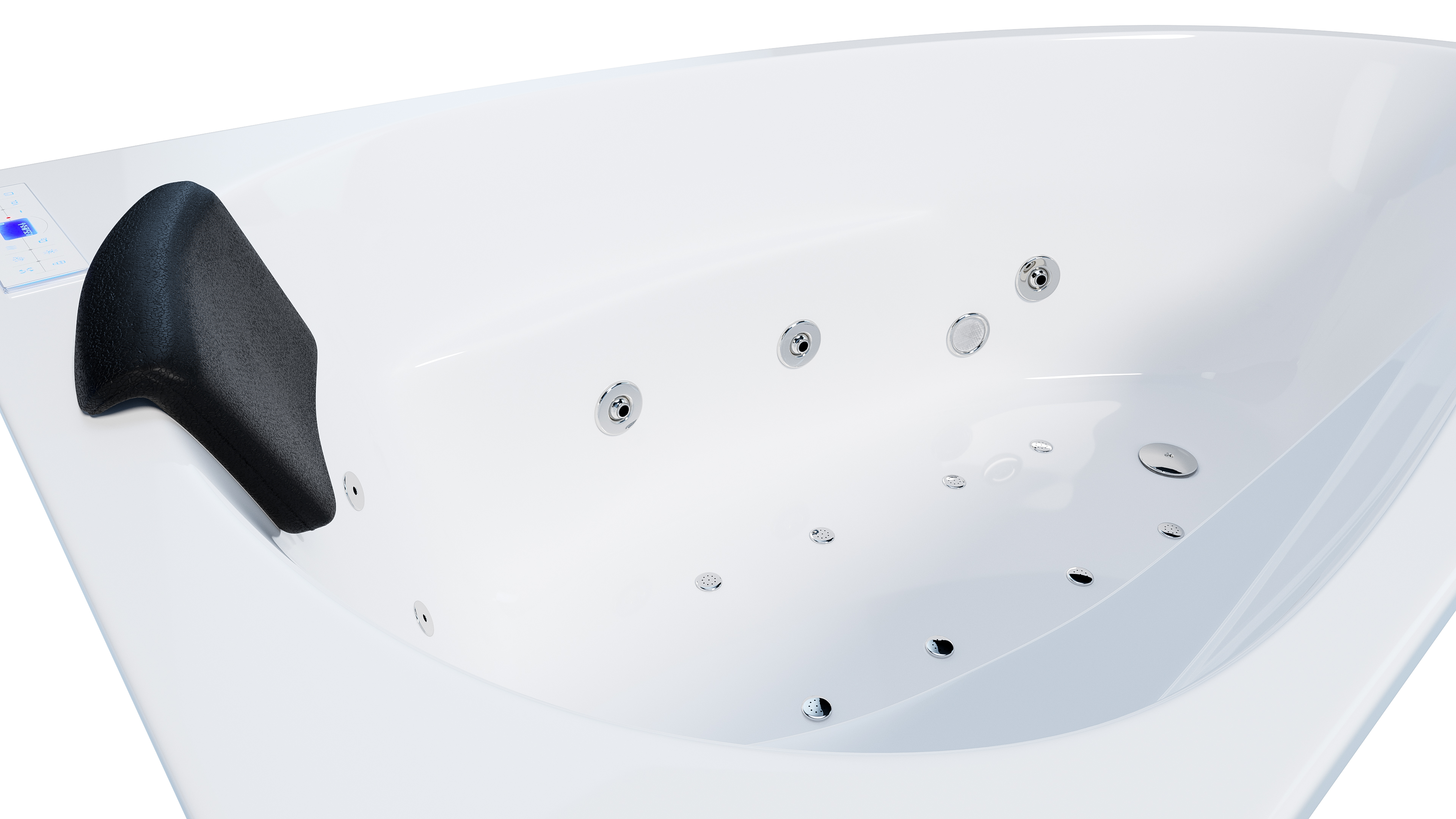 Langeck Whirlpool Stardust 150x95 rechts Made in Germany 22 Düsen ohne Armatur