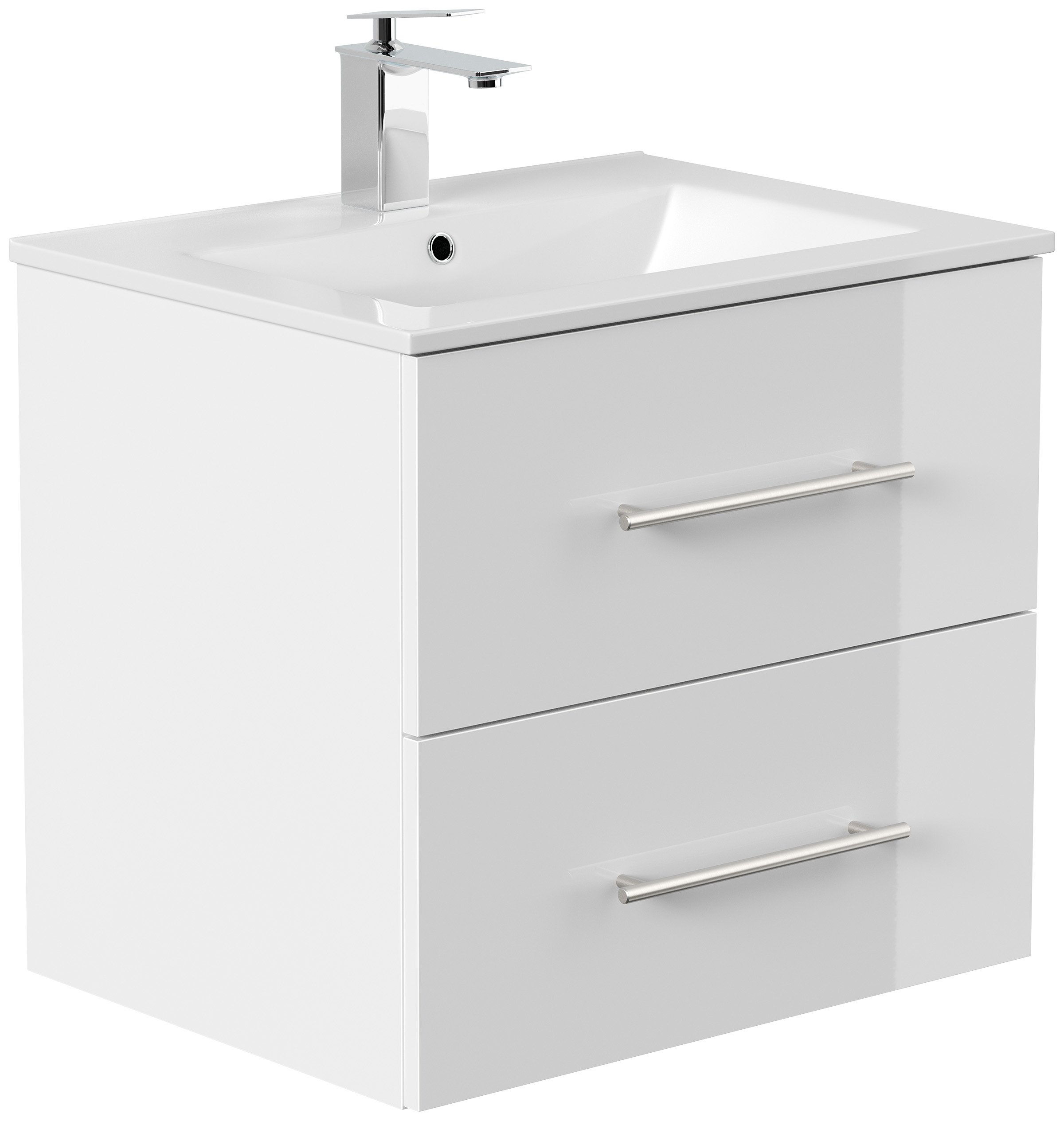Badmöbel Firenze 60 SoftClose weiss hochglanz