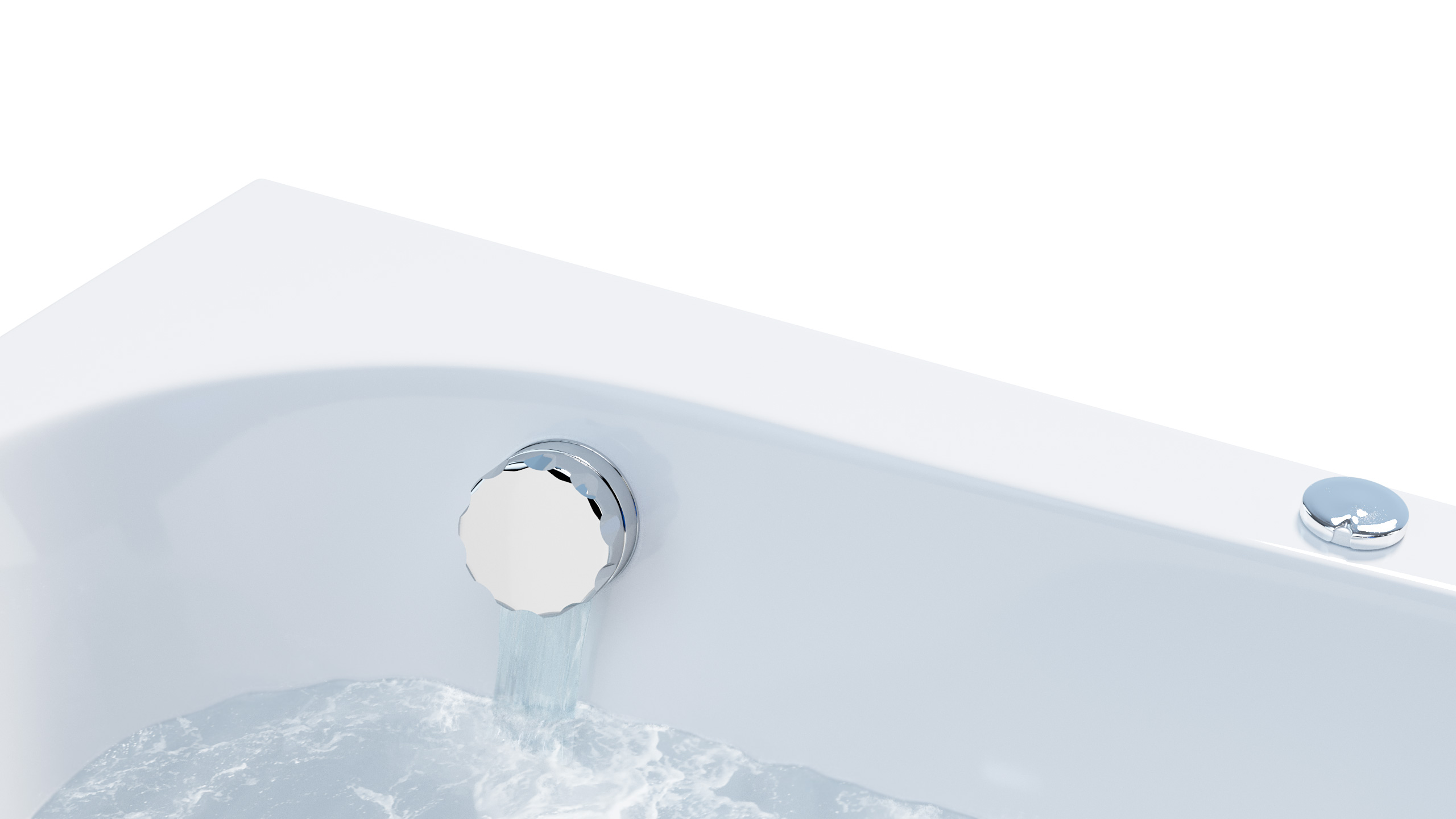 Langeck Whirlpool Stardust 150x95 rechts Made in Germany 22 Düsen ohne Armatur
