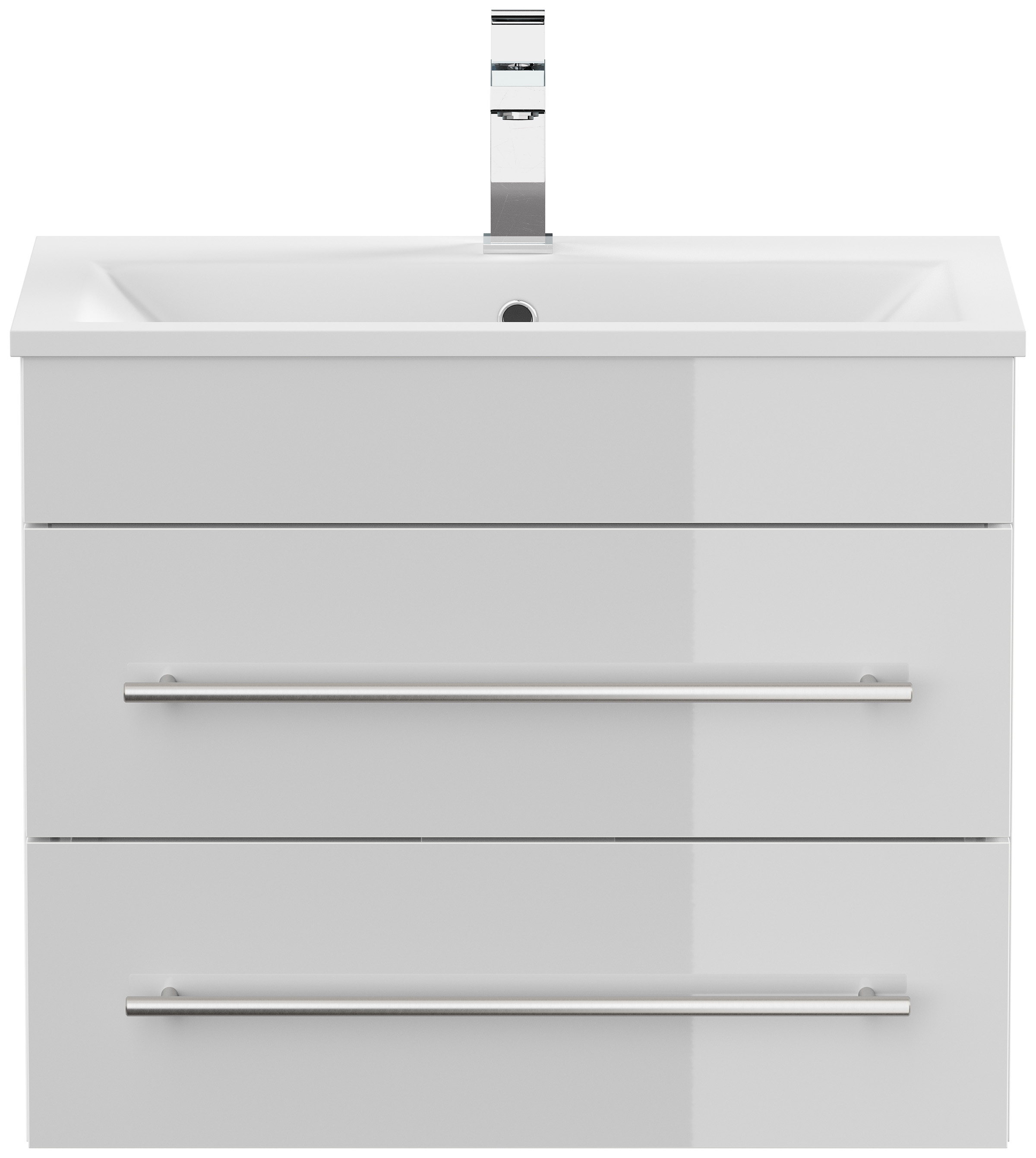 Badmöbel Mona 60x36cm mit 2 SoftClose Schubladen eiche gold