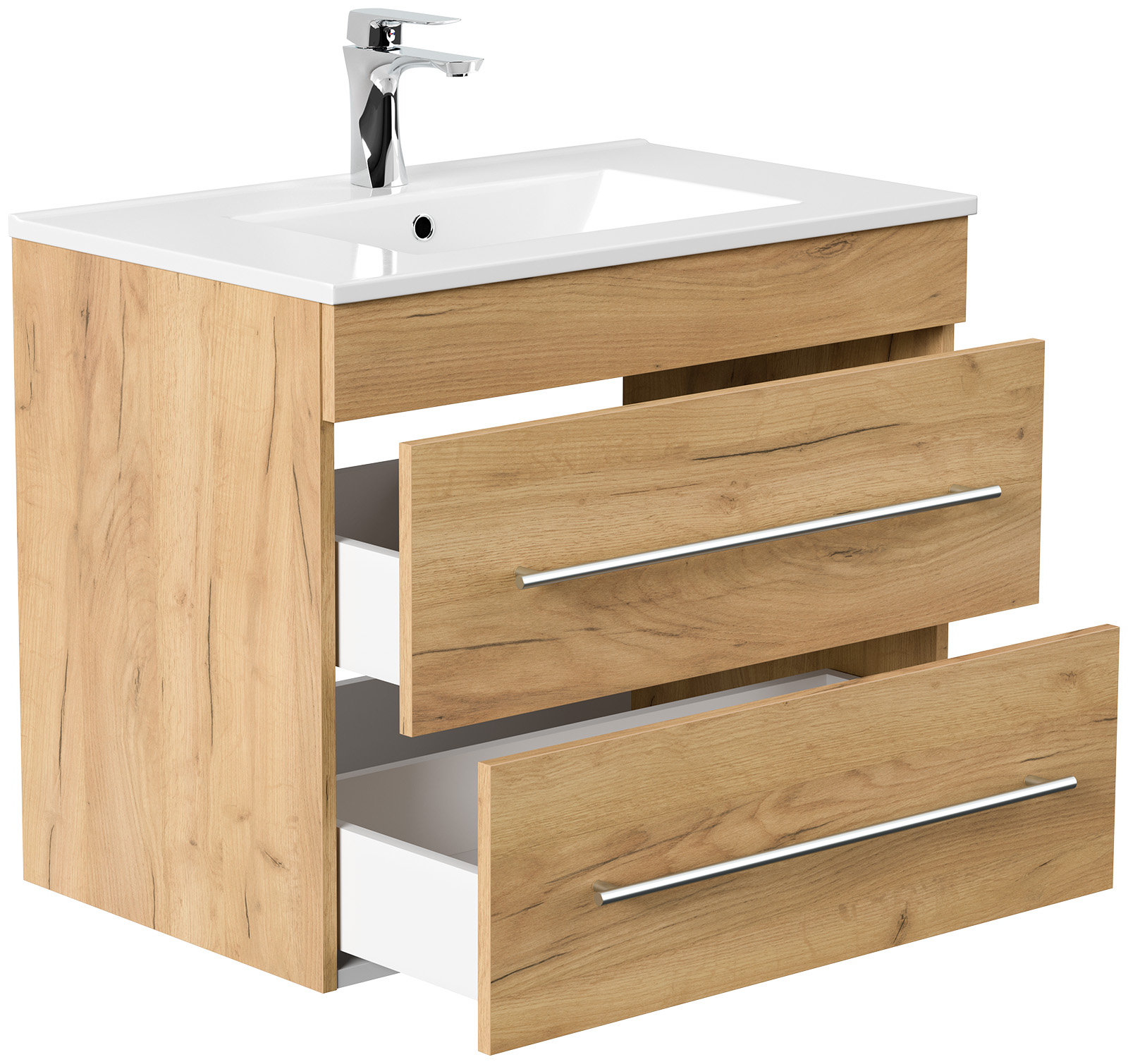 Badmöbel Casa Infinity 750 SoftClose weiss hochglanz