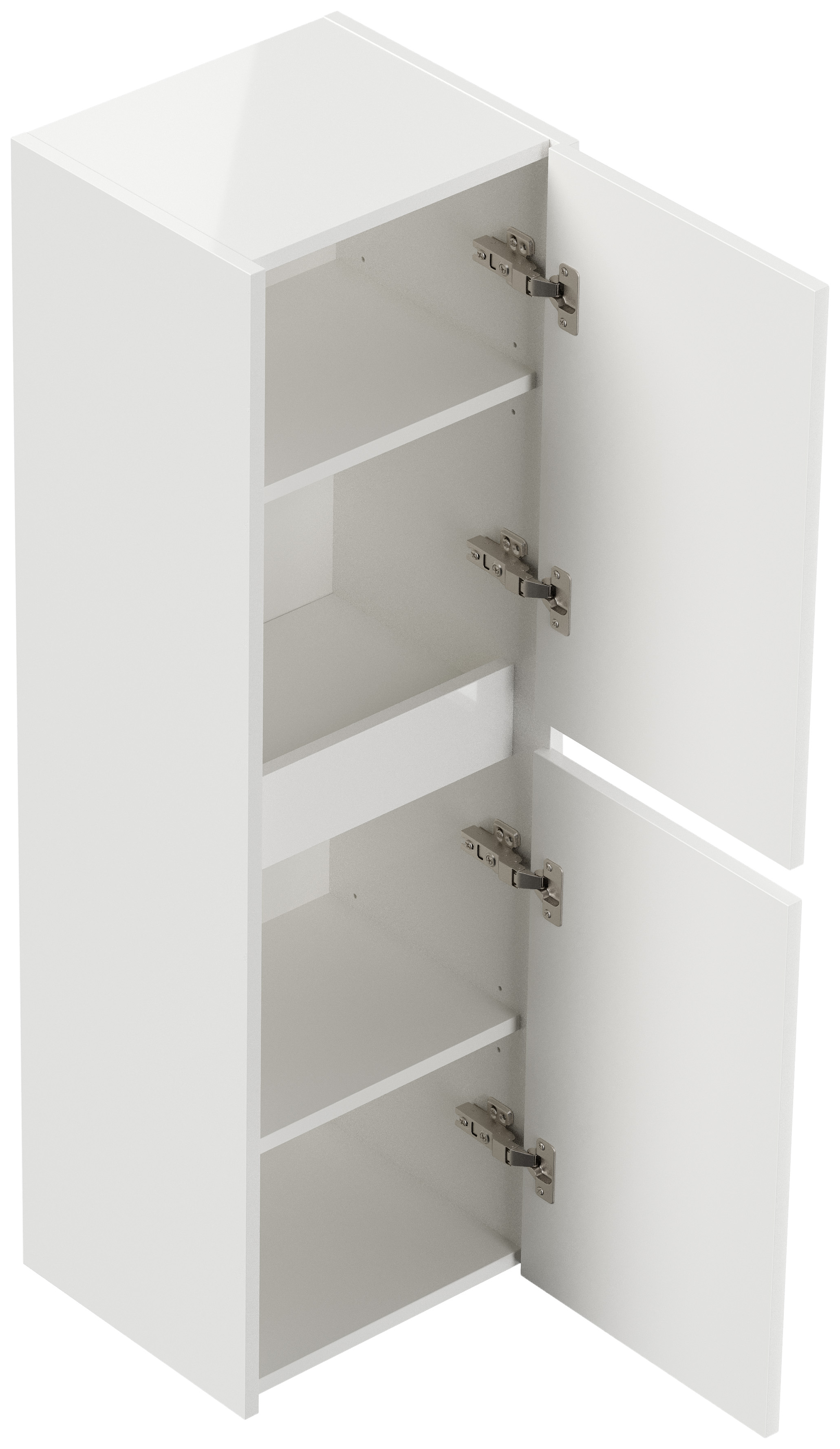 Badmöbelset Taifun 150cm 5tlg mit 2x Spiegelschrank & 2x Seitenschrank eiche